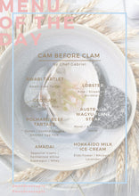 Load image into Gallery viewer, Cam before Clam by Chef Gabriel Chung (13th - 16th, 21st - 23rd Oct, 2021)
